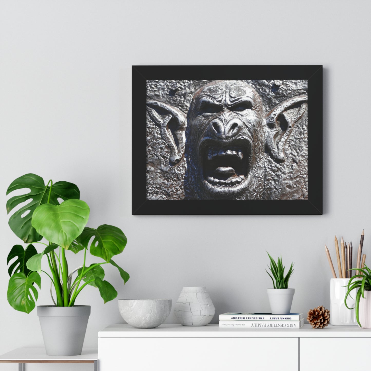 Frenzy Scream - Framed Horizontal Poster