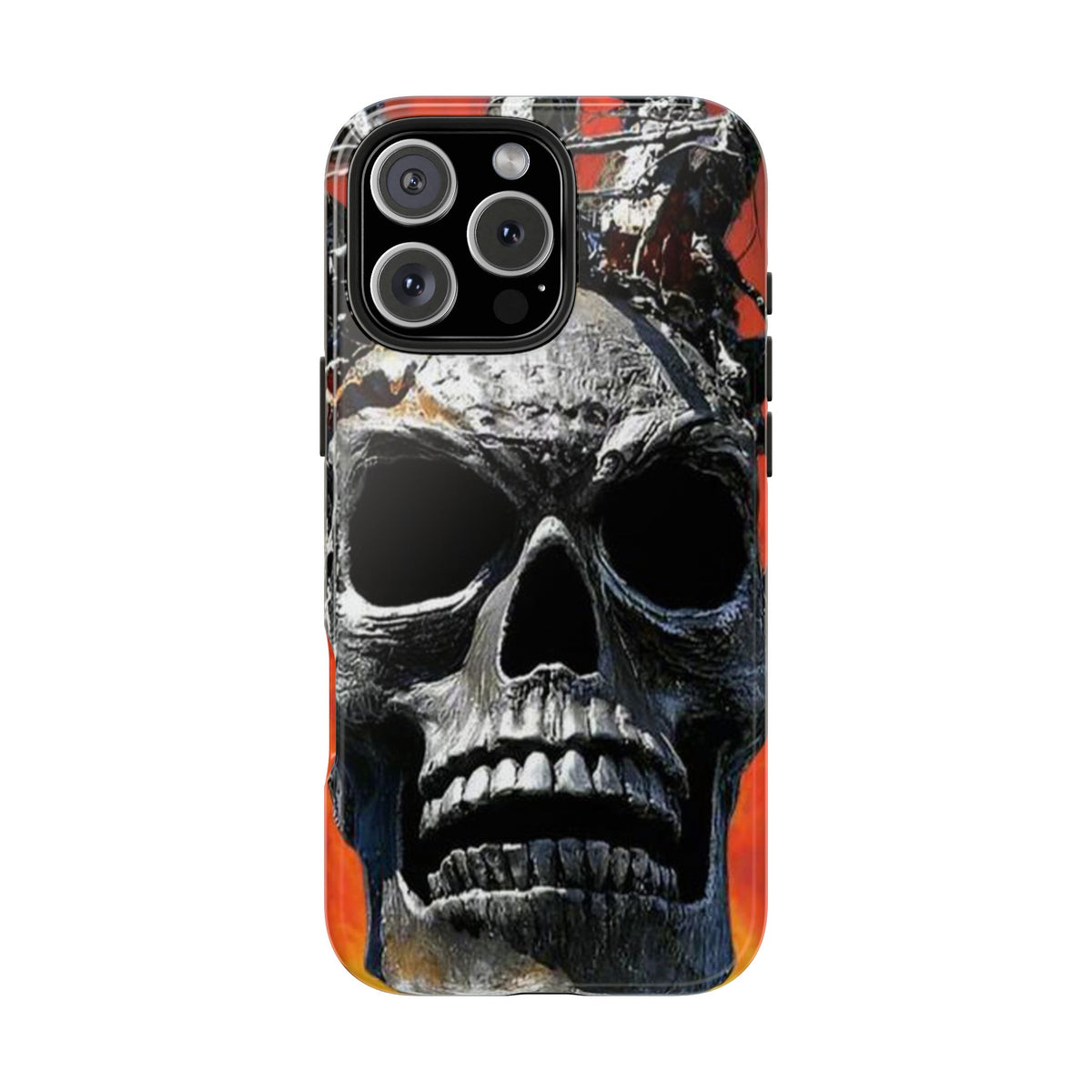 Skull Warrior Inferno Stare (v1) - Tough Phone Cases