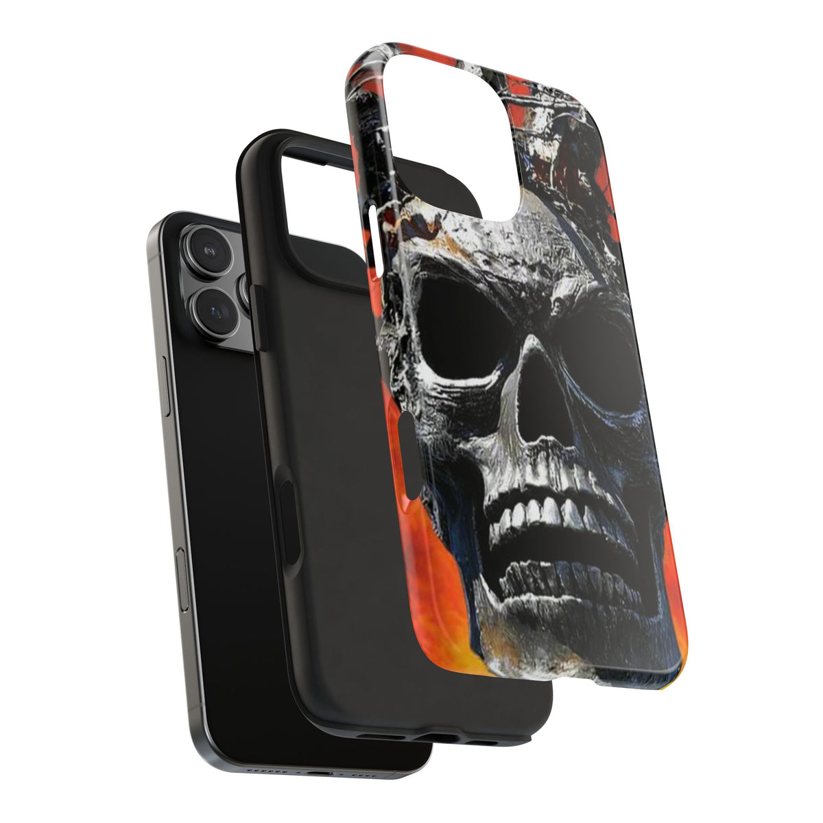 Skull Warrior Inferno Stare (v1) - Tough Phone Cases