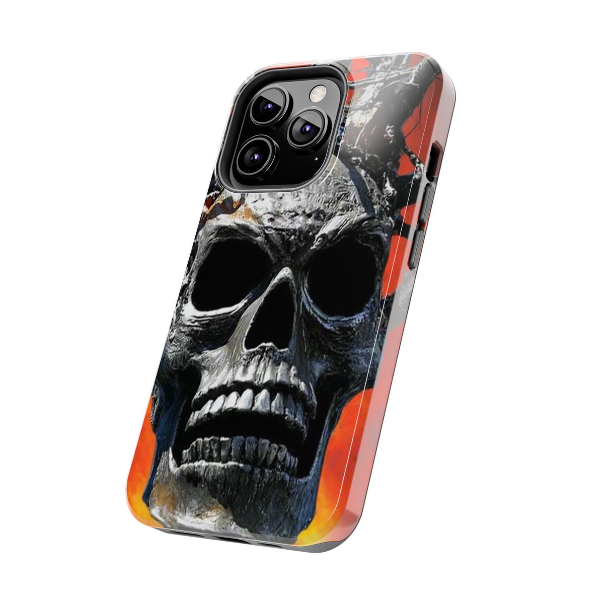 Skull Warrior Inferno Stare (v1) - Tough Phone Cases