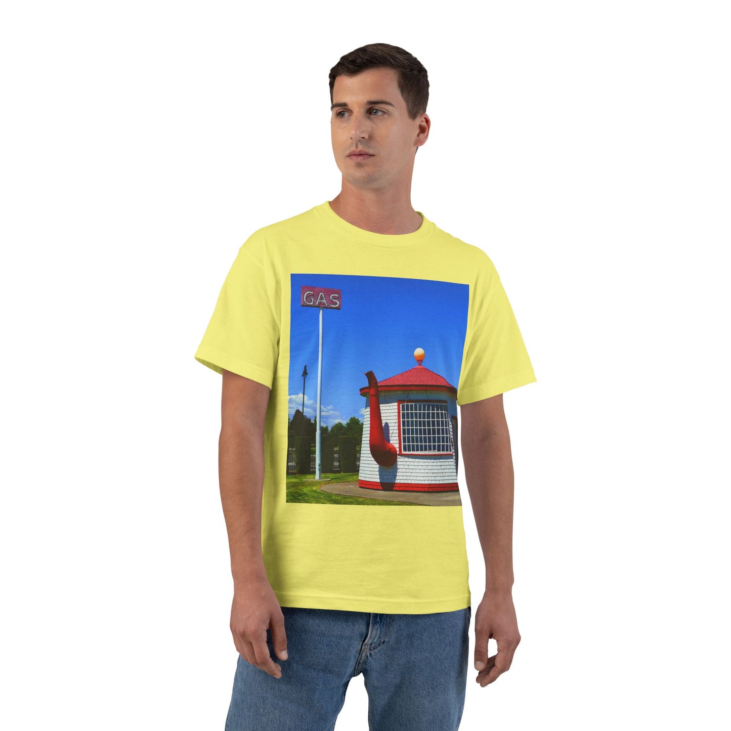 Historic Teapot Dome Service Station - Beefy-T Short-Sleeve T-Shirt
