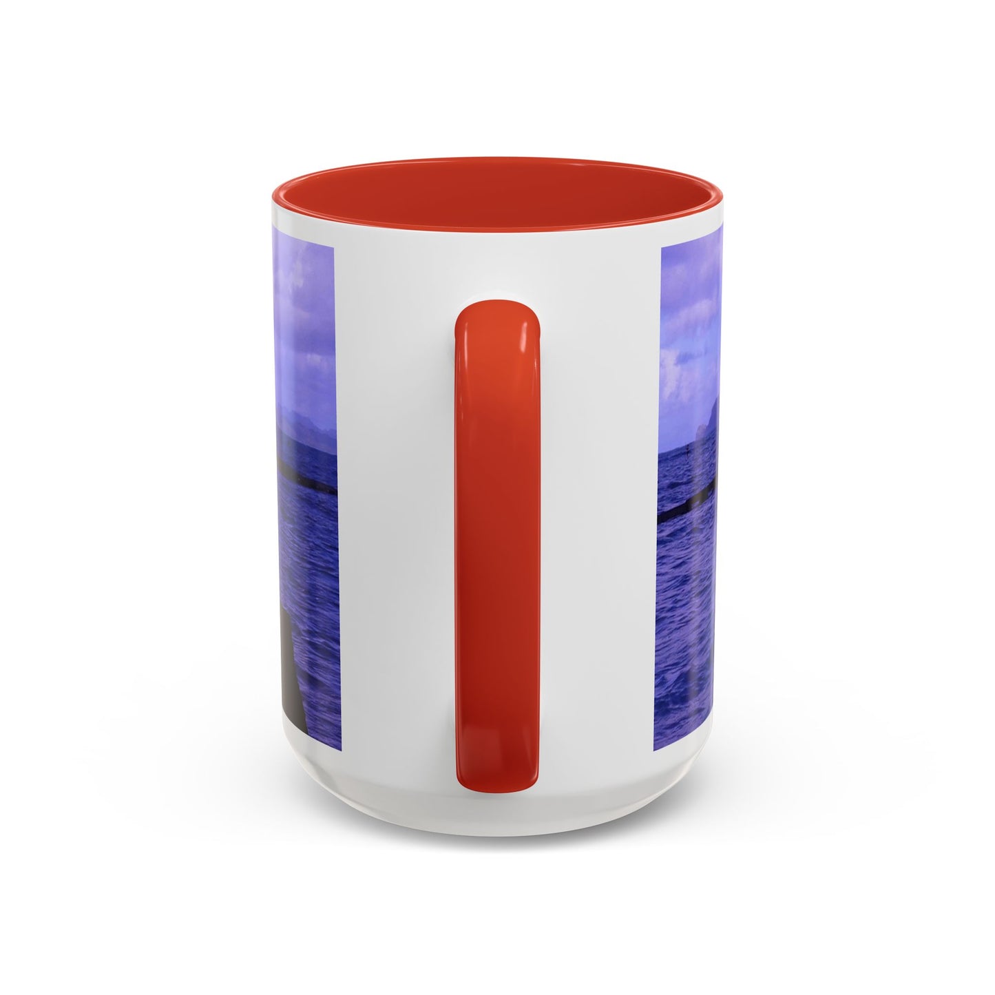Wade To Chinaman's Hat - Accent Coffee Mug (11, 15oz)