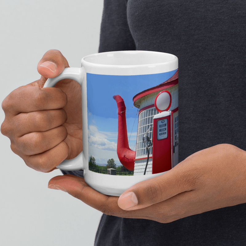 Awesome Teapot Dome Service Station - White Glossy Mug