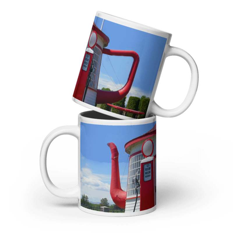 Awesome Teapot Dome Service Station - White Glossy Mug