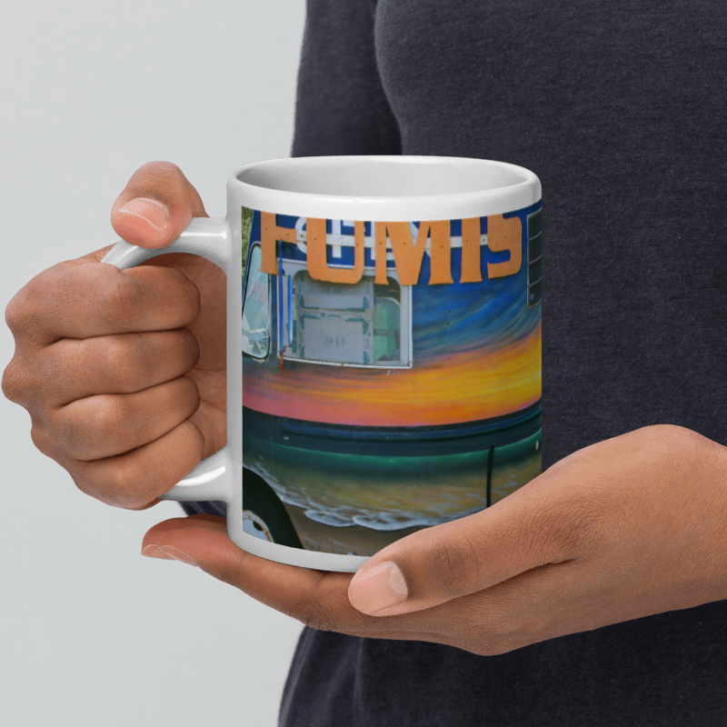 Fumis Aloha - White Glossy Mug (11, 15, 20 oz)