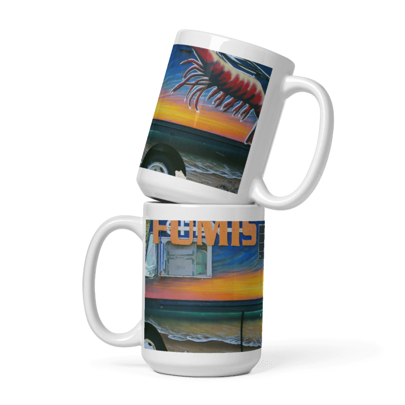 Fumis Aloha - White Glossy Mug (11, 15, 20 oz)