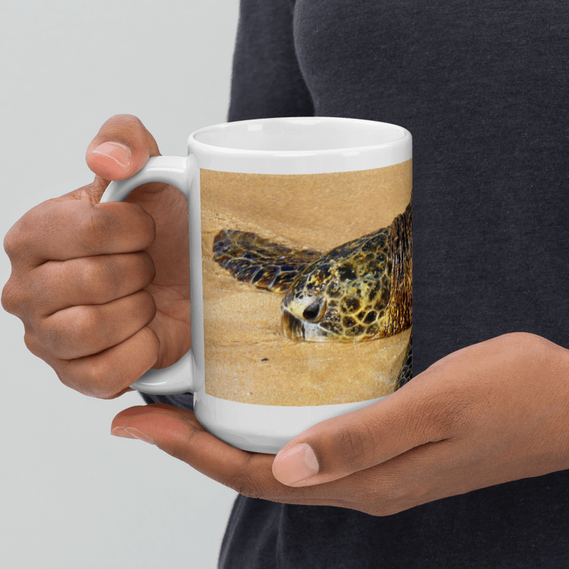Glistening Journey - White Glossy Mug (11, 15, 20 oz)