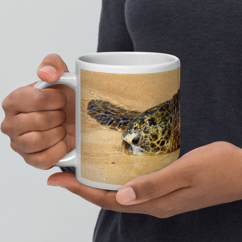 Glistening Journey - White Glossy Mug (11, 15, 20 oz)