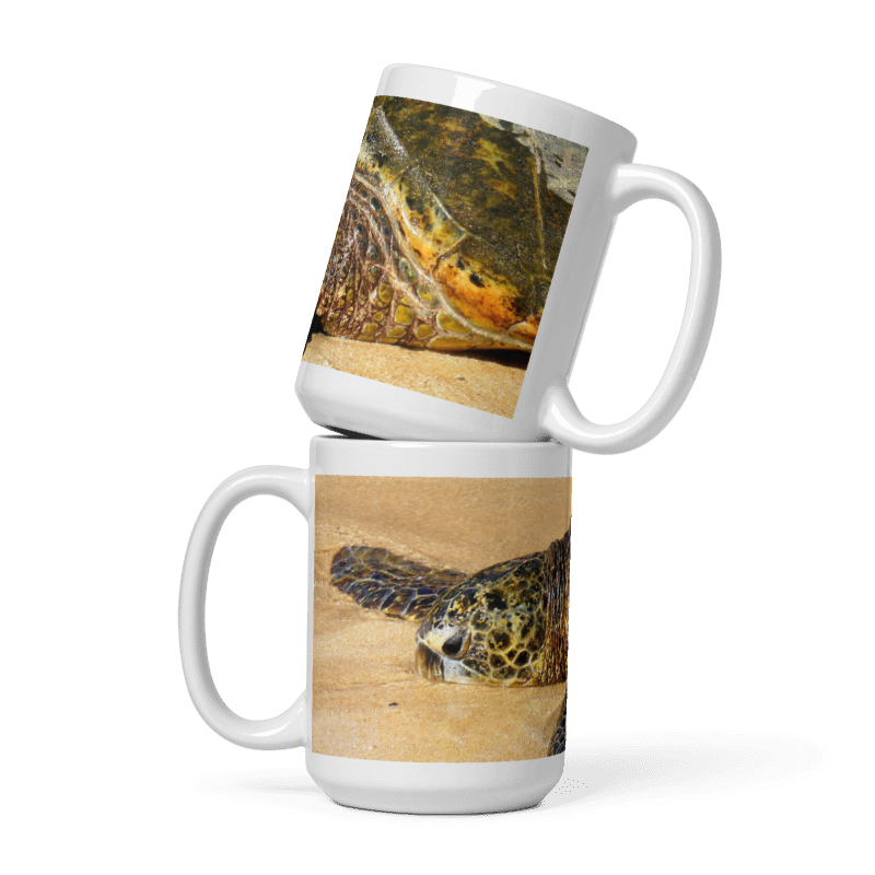 Glistening Journey - White Glossy Mug (11, 15, 20 oz)