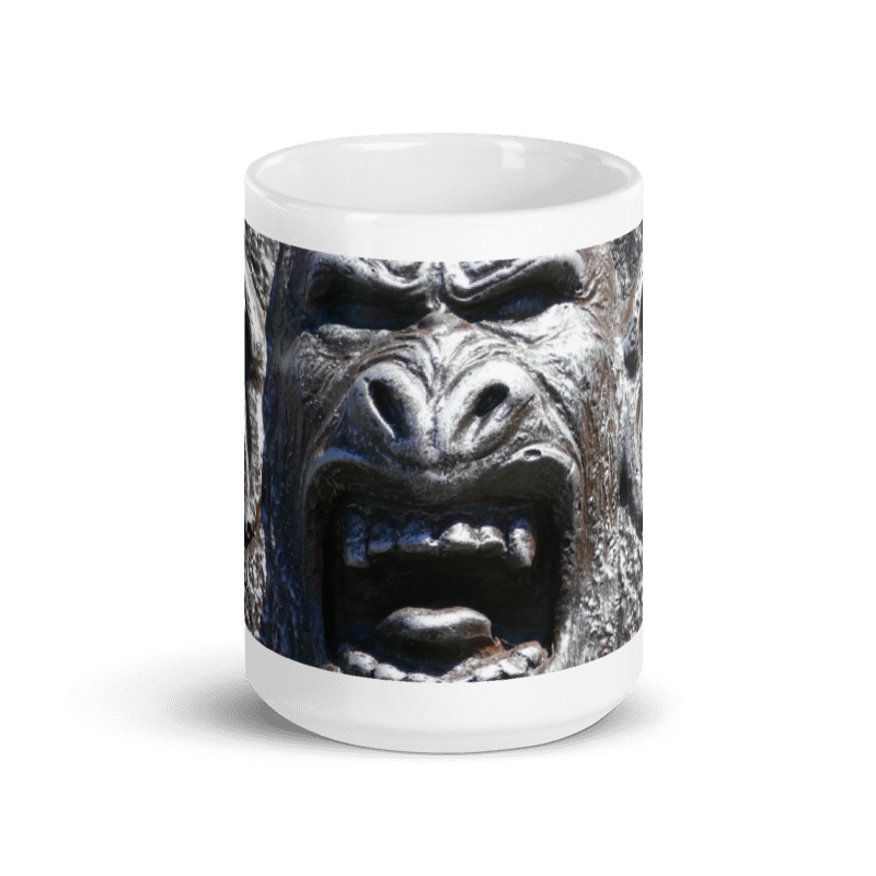 Frenzy Scream - White Glossy Mug (11, 15, 20 oz)