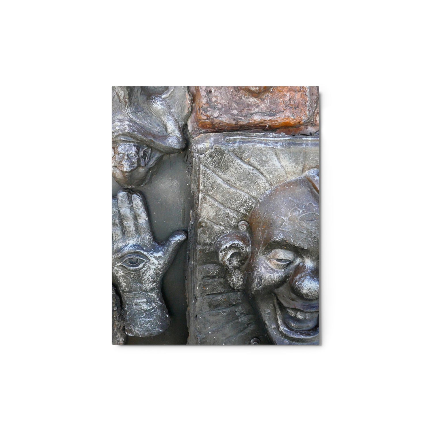Cosmic Laughter - Glossy Metal Prints - Fry1Productions