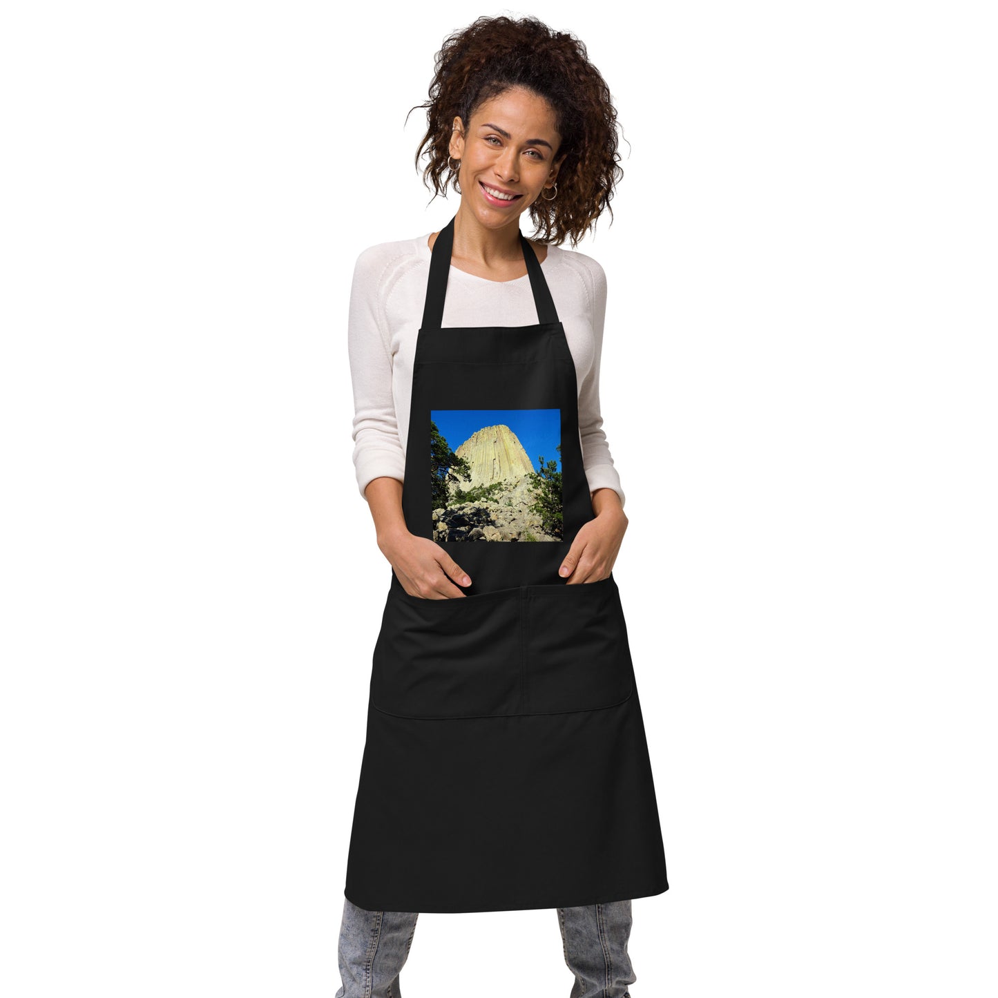 Reaching Heaven - Organic cotton apron - Fry1Productions