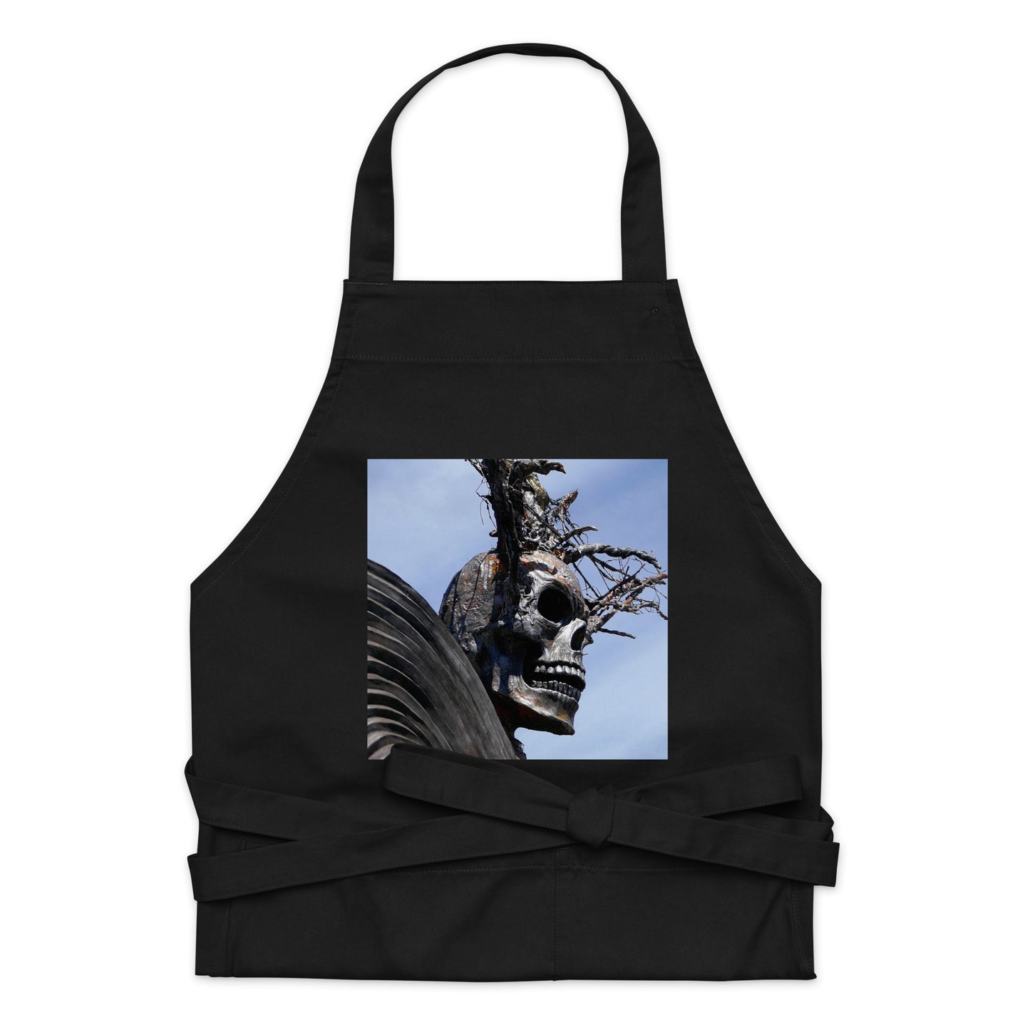 Skull Warrior - Organic cotton apron - Fry1Productions