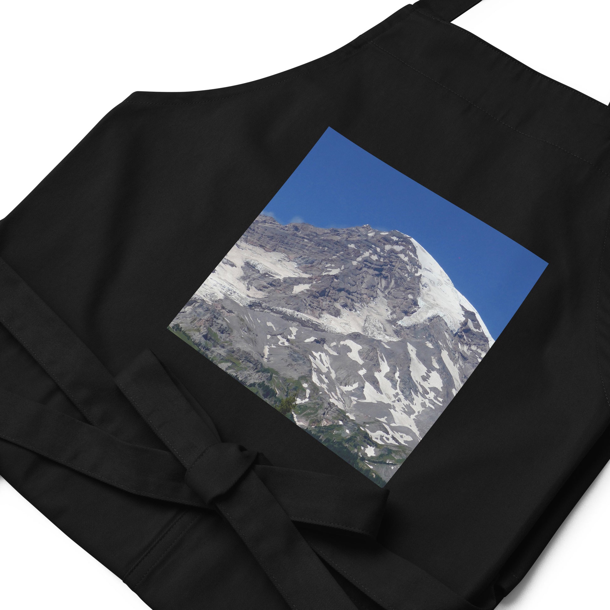 Majestic Mt. Rainier - Organic cotton apron - Fry1Productions