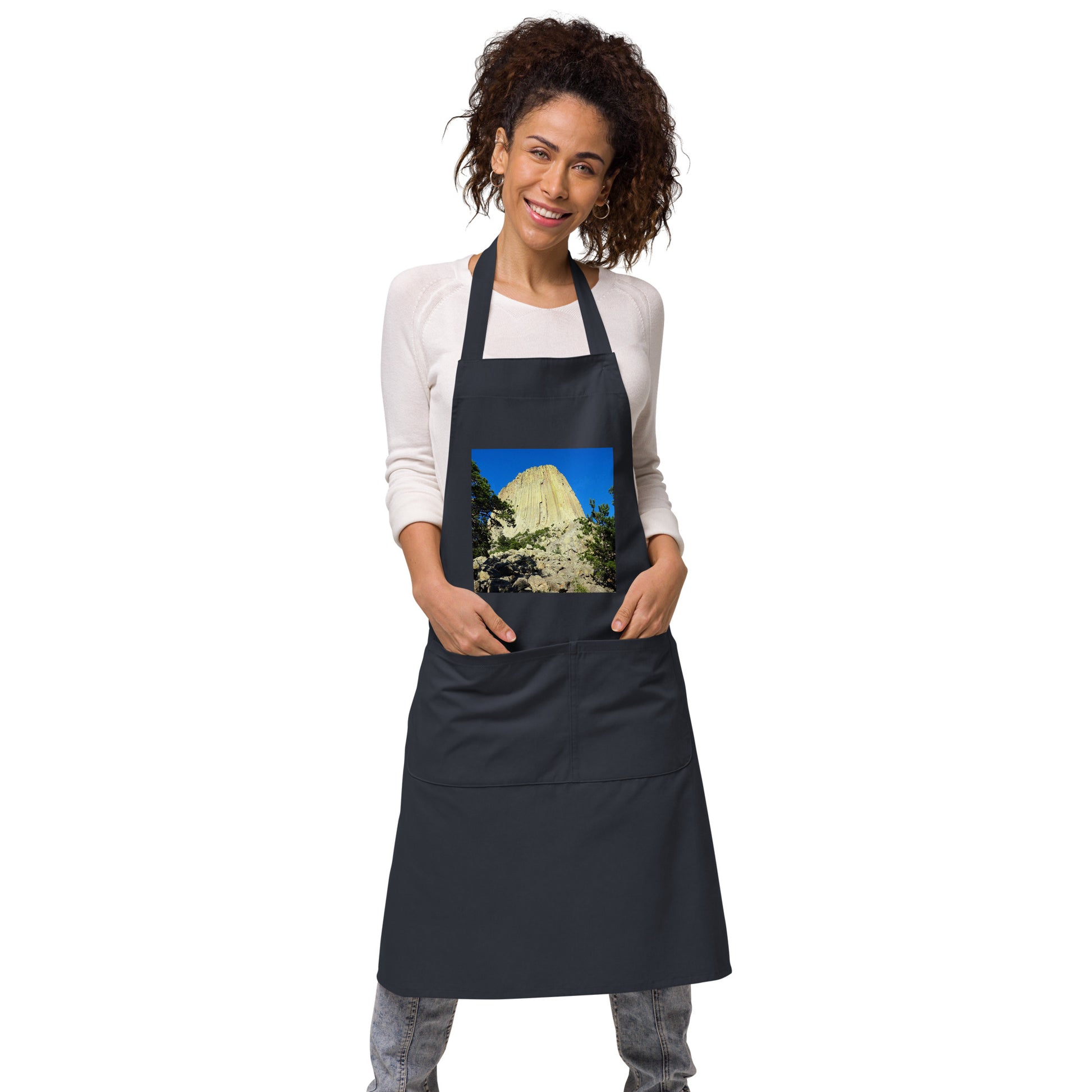 Reaching Heaven - Organic cotton apron - Fry1Productions