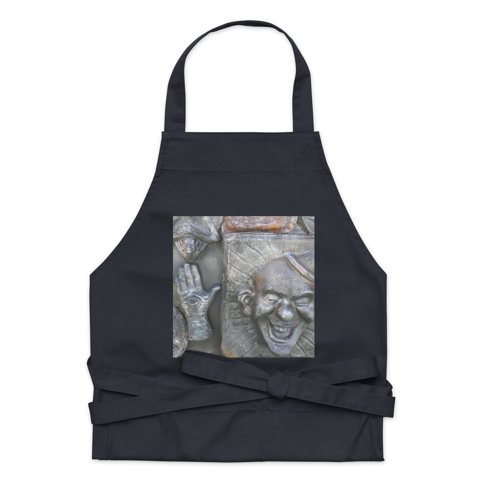 Cosmic Laughter - Organic cotton apron - Fry1Productions