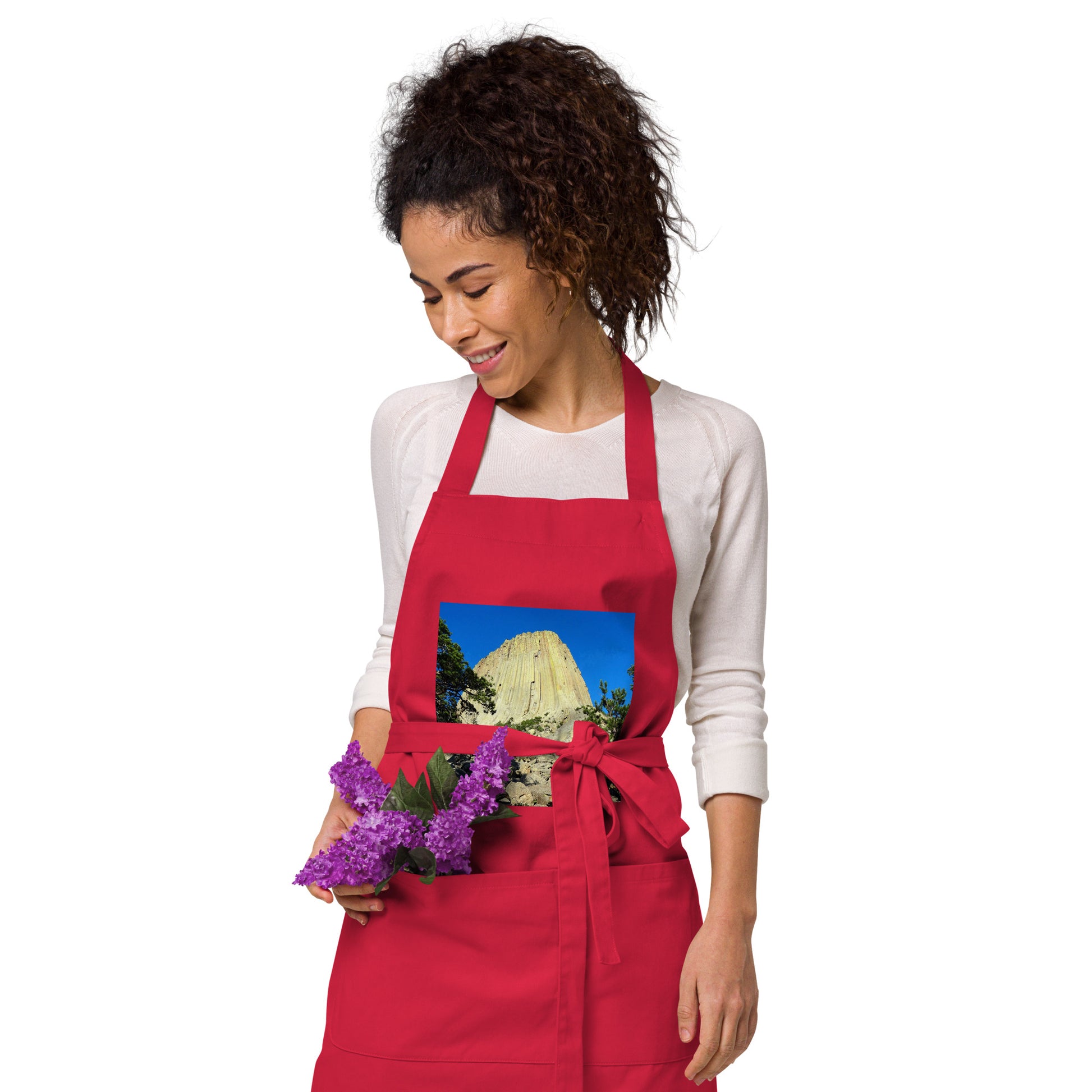 Reaching Heaven - Organic cotton apron - Fry1Productions