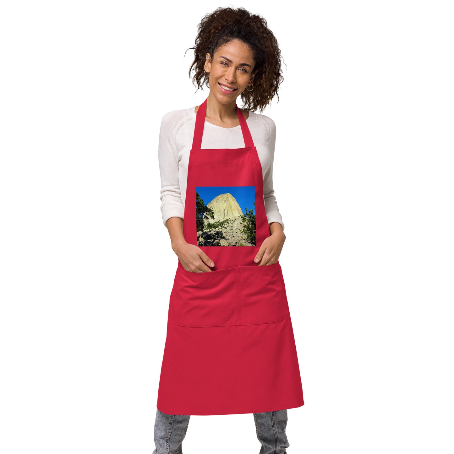 Reaching Heaven - Organic cotton apron - Fry1Productions