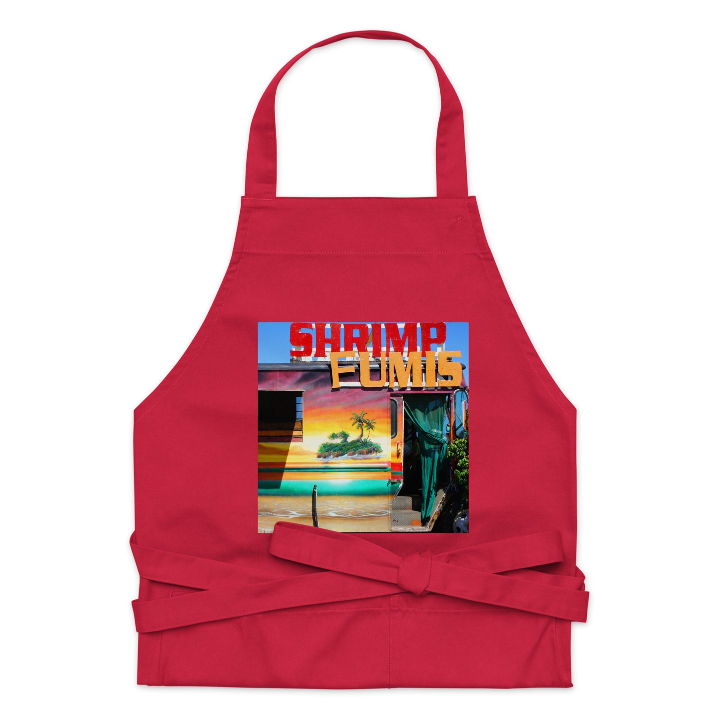 Island Love - Organic cotton apron - Fry1Productions