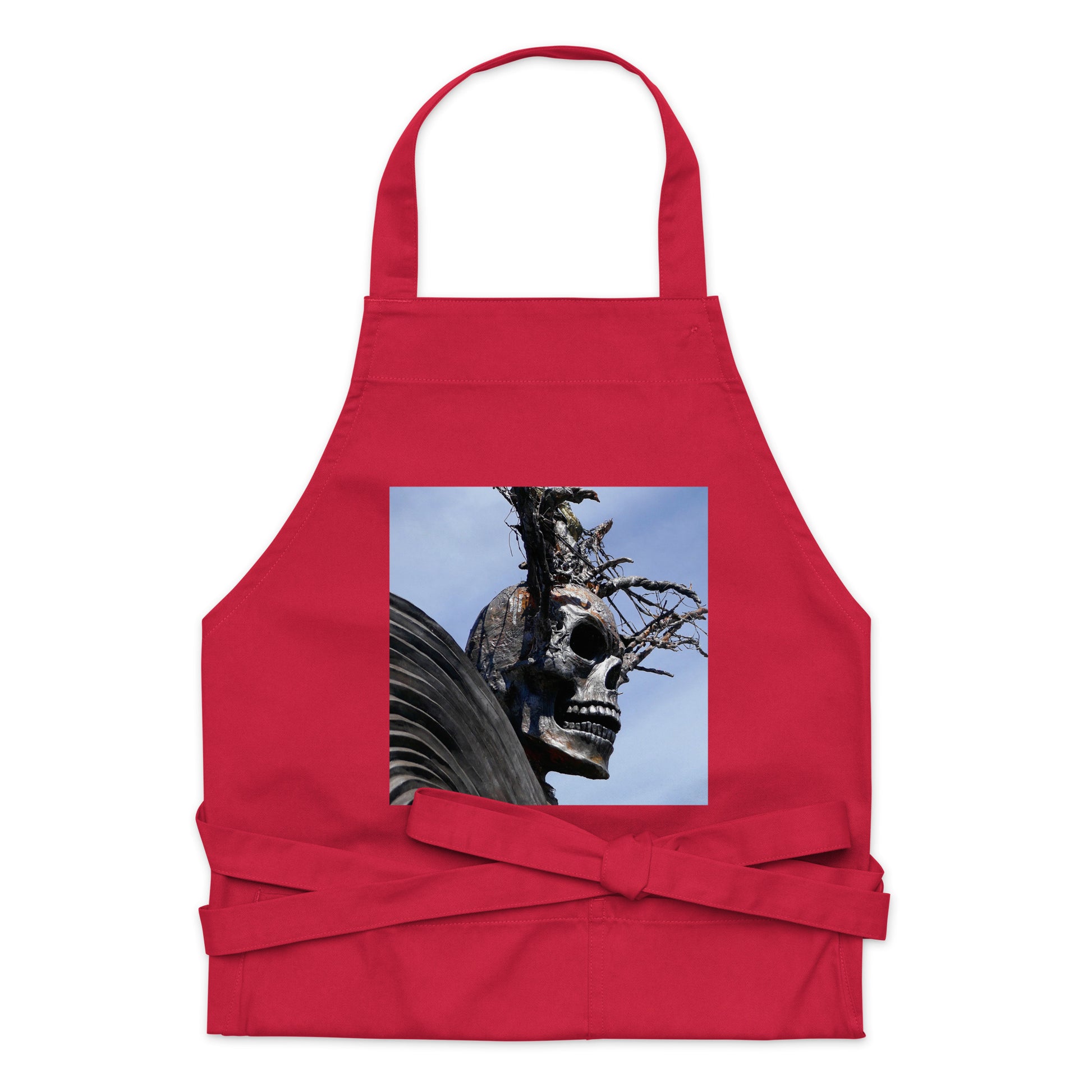 Skull Warrior - Organic cotton apron - Fry1Productions