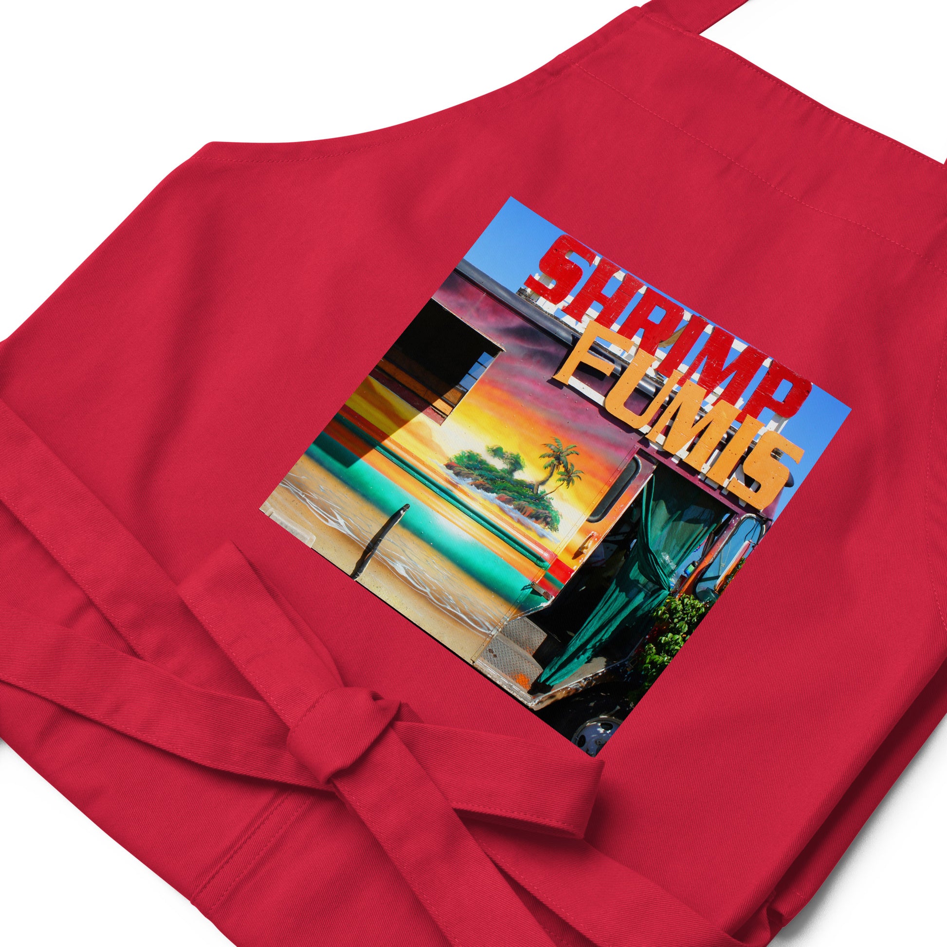 Island Love - Organic cotton apron - Fry1Productions