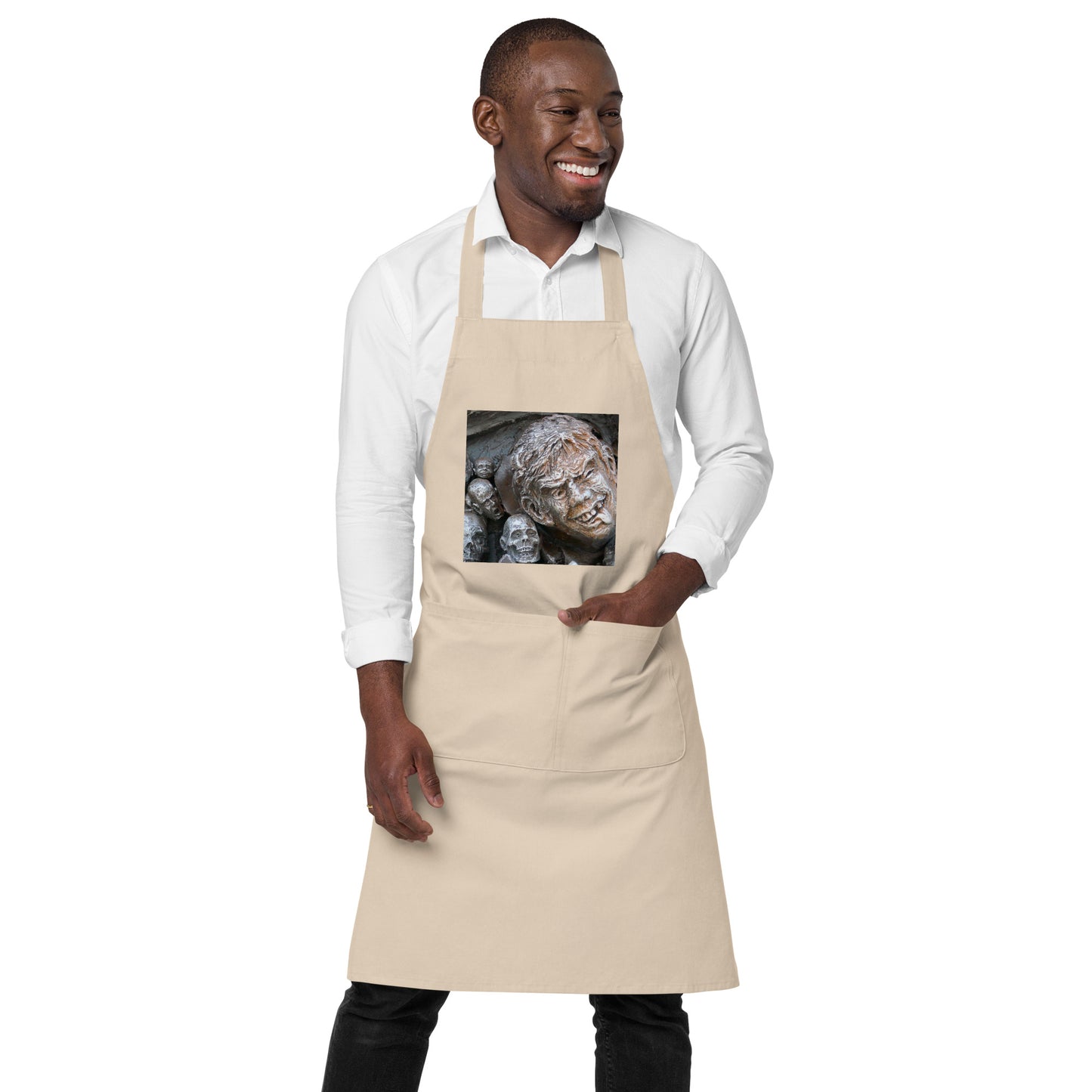 Waiting For The King - Organic cotton apron - Fry1Productions