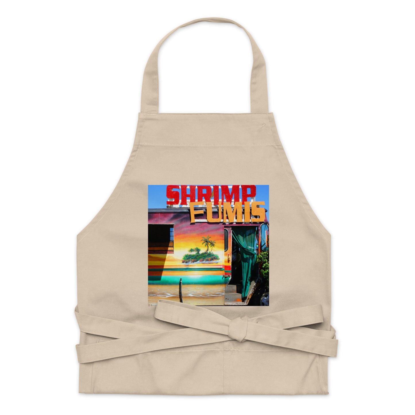 Island Love - Organic cotton apron - Fry1Productions
