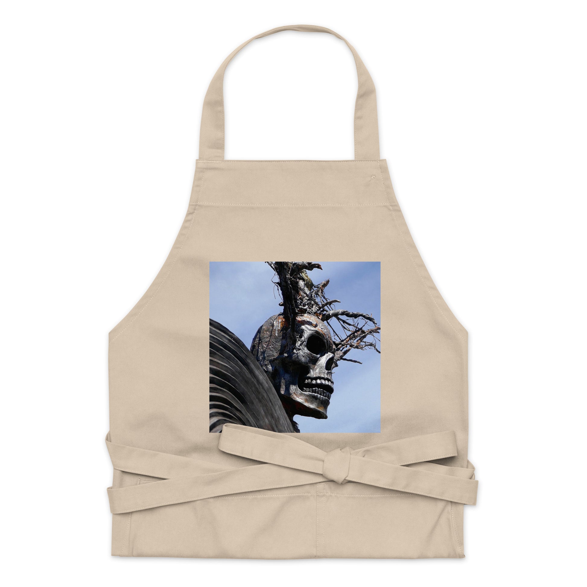 Skull Warrior - Organic cotton apron - Fry1Productions