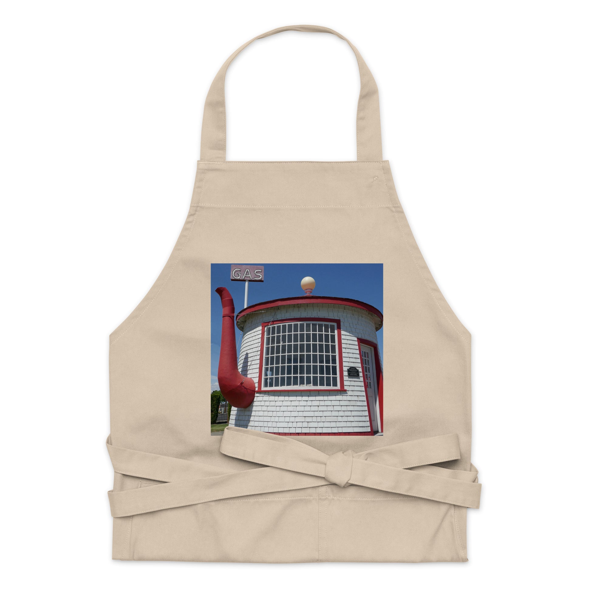 Historic Attraction Teapot Dome - Organic cotton apron - Fry1Productions