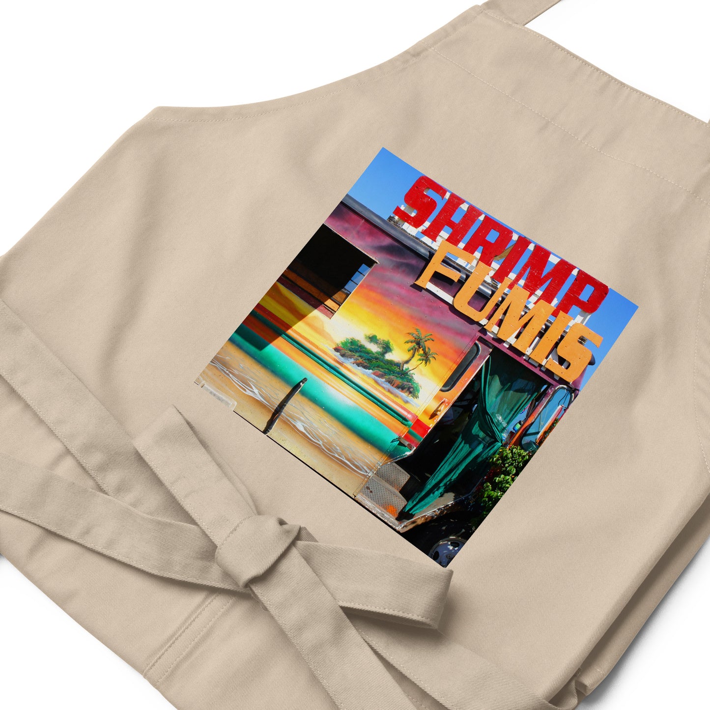 Island Love - Organic cotton apron - Fry1Productions