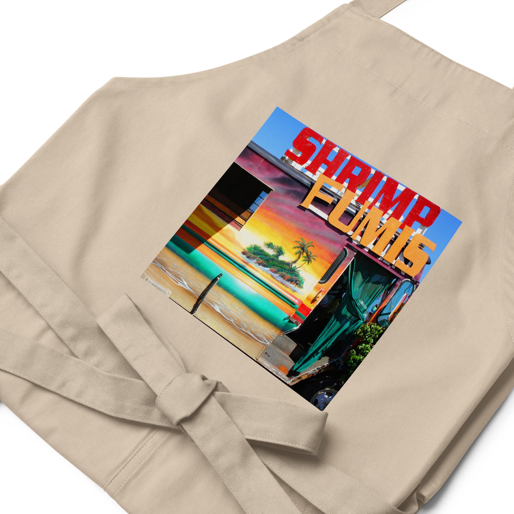 Island Love - Organic cotton apron - Fry1Productions