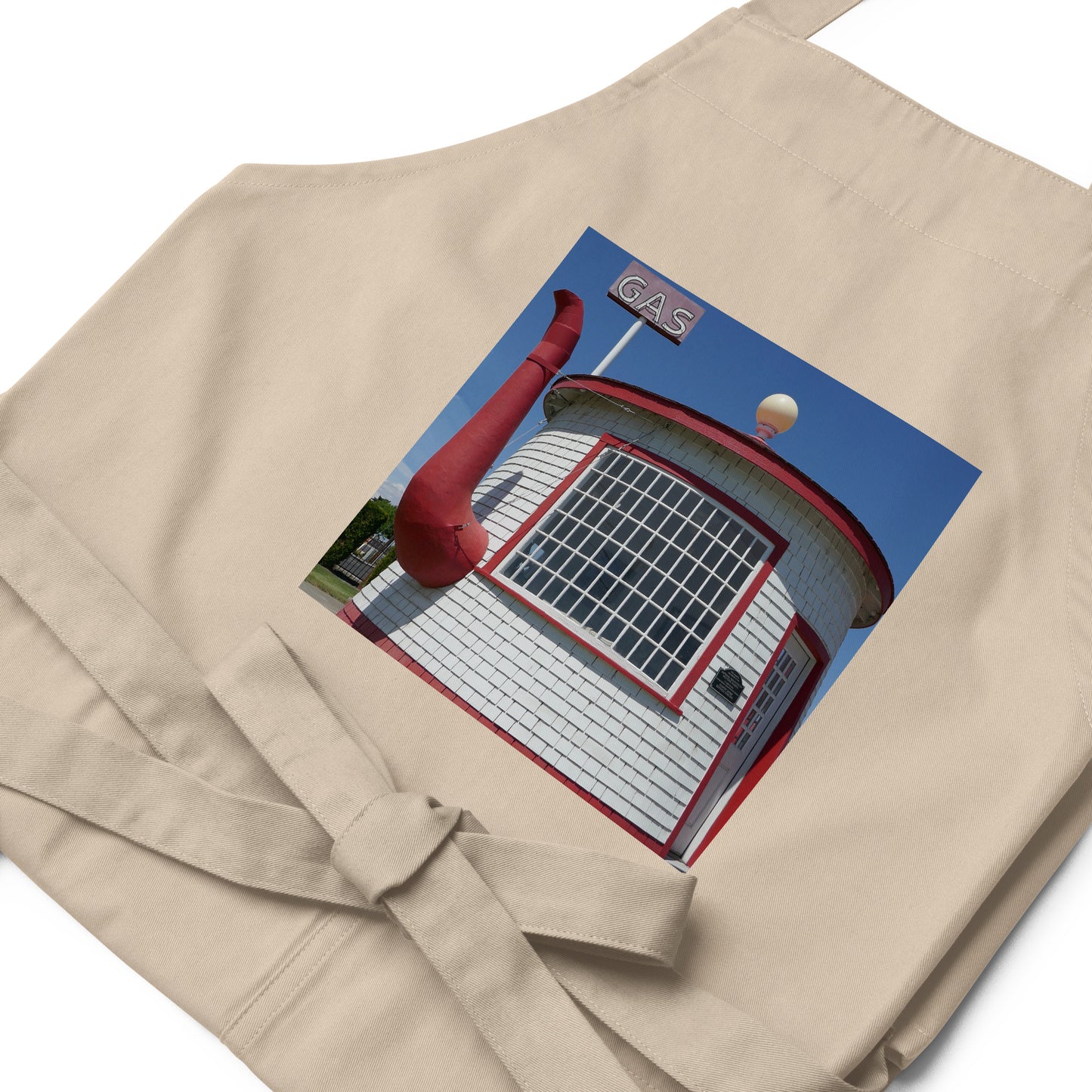 Historic Attraction Teapot Dome - Organic cotton apron - Fry1Productions