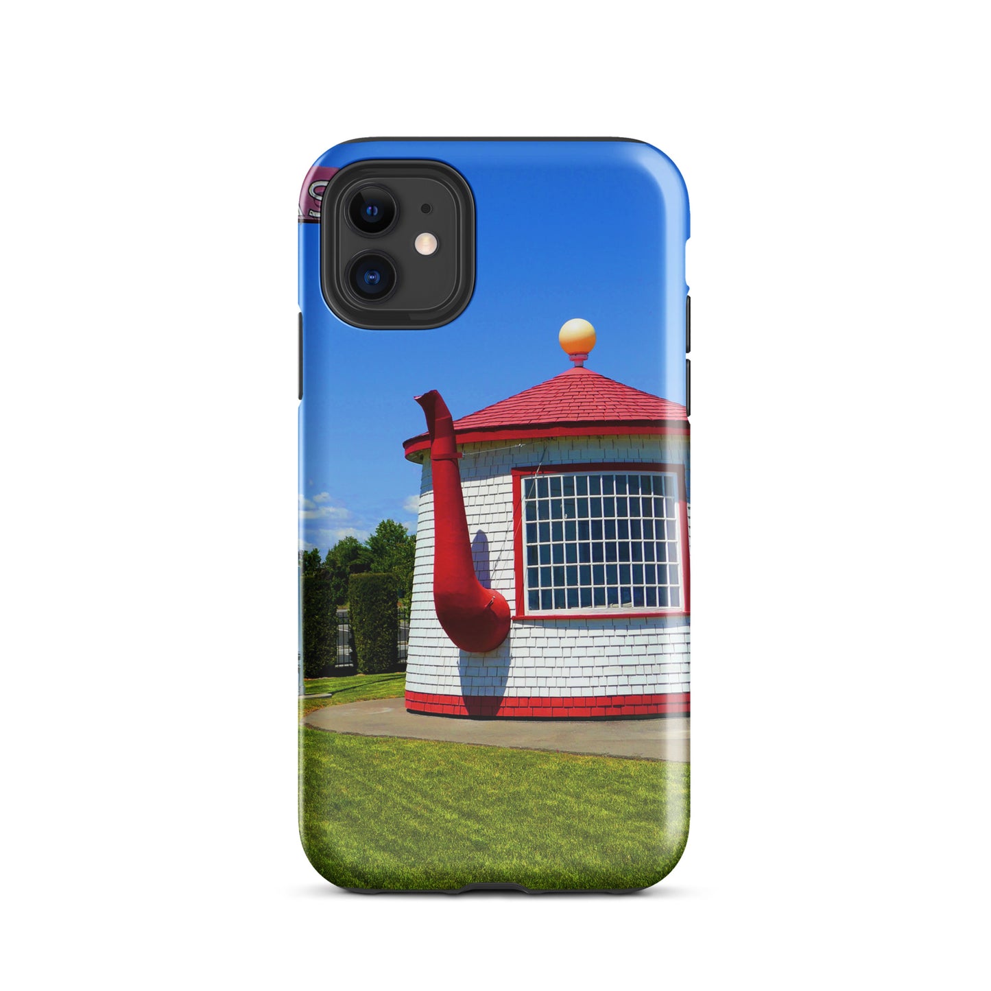 Historic Teapot Dome Service Station - Tough Case for iPhone ( 15 Pro Max – 11 ) - Fry1Productions