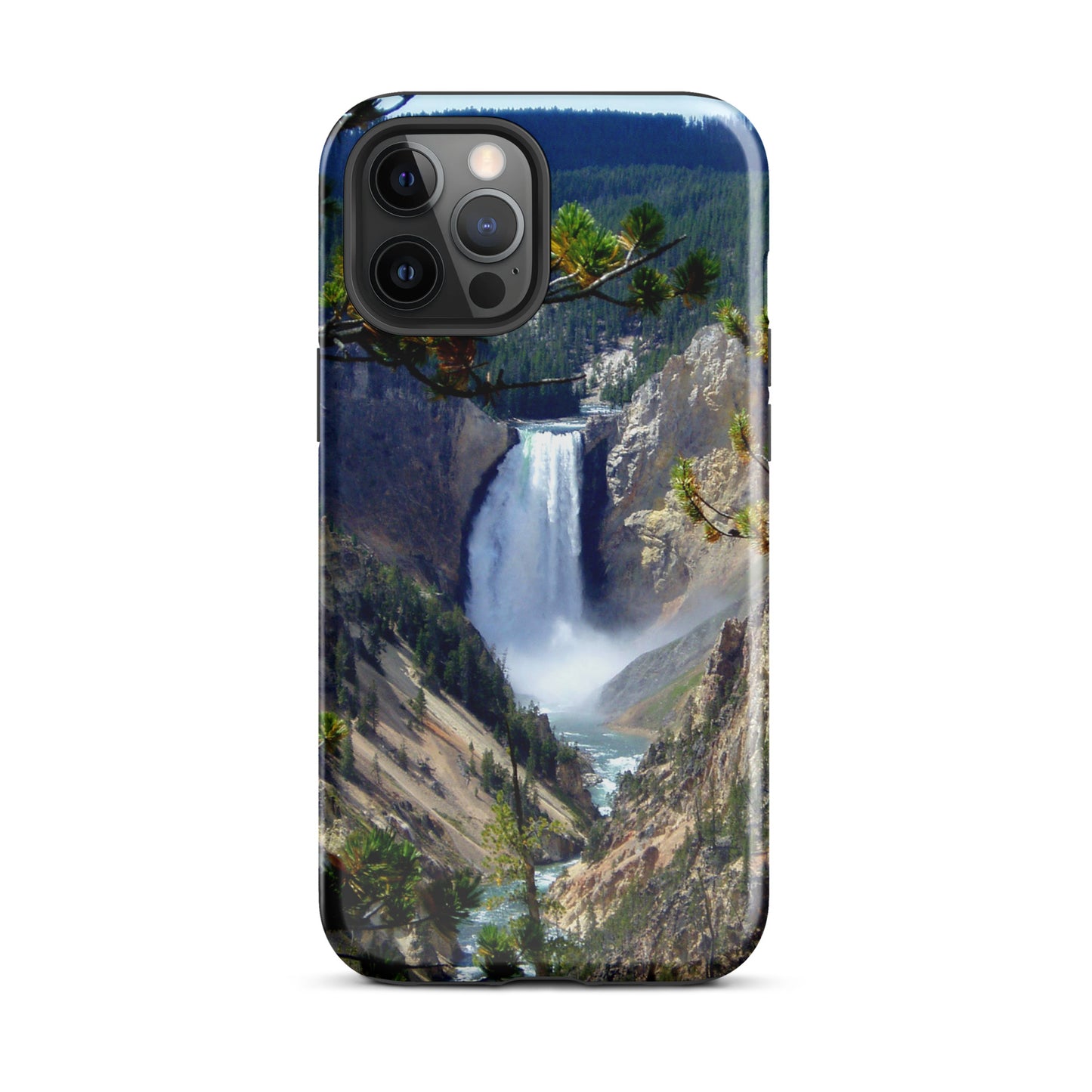 Yellowstone’s Splendor - Tough Case for iPhone ( 15 Pro Max – 11 ) - Fry1Productions