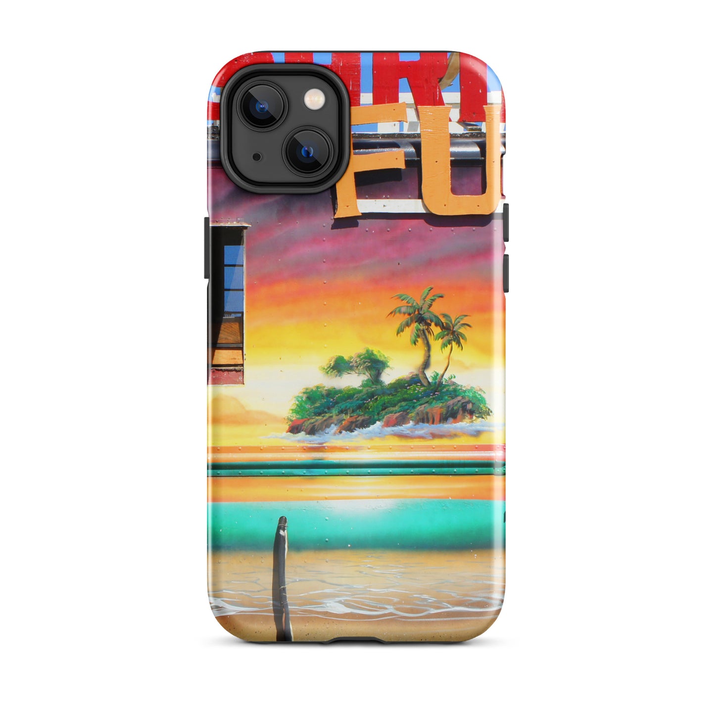 Island Love - Tough Case for iPhone ( 15 Pro Max – 11 ) - Fry1Productions