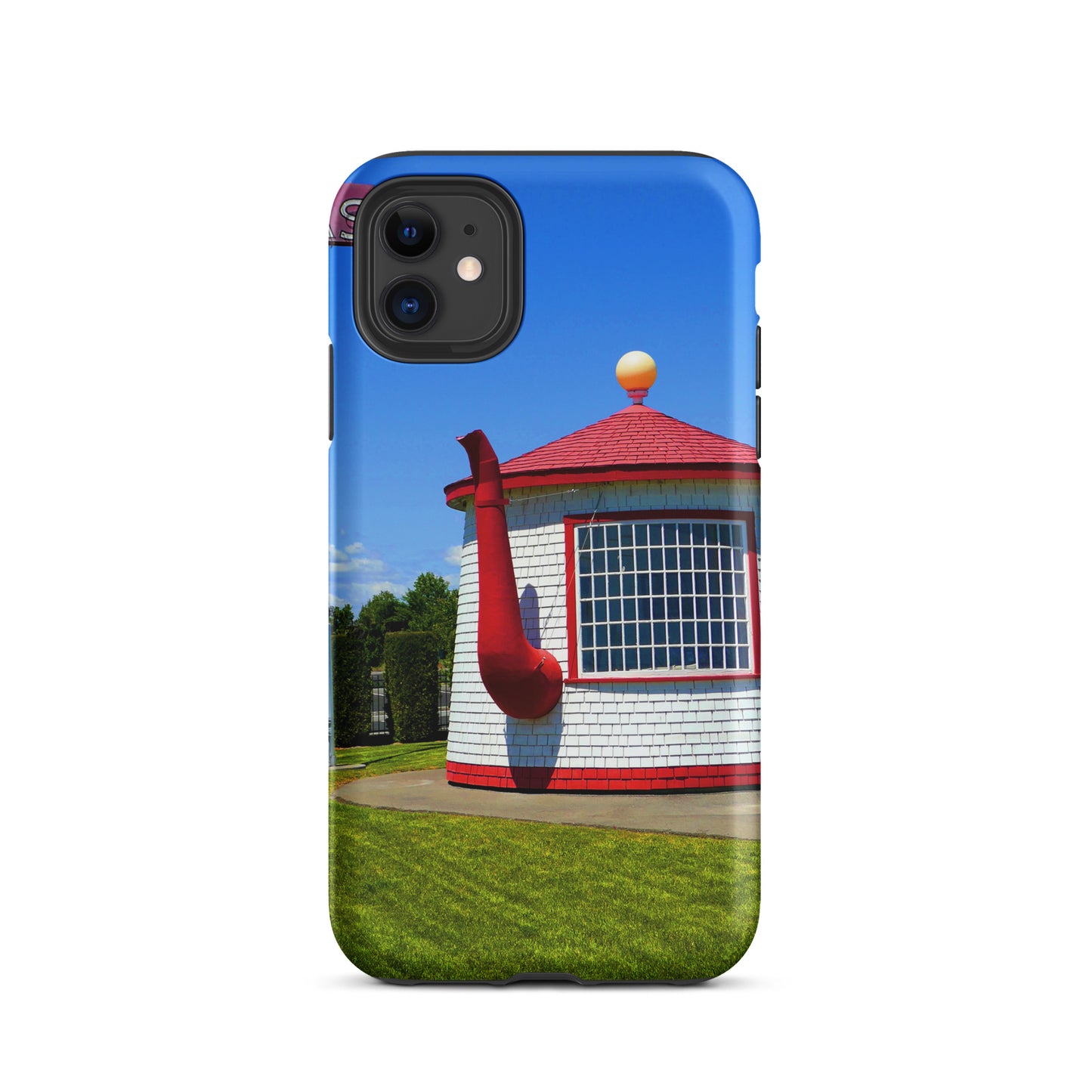 Historic Teapot Dome Service Station - Tough Case for iPhone ( 15 Pro Max – 11 ) - Fry1Productions