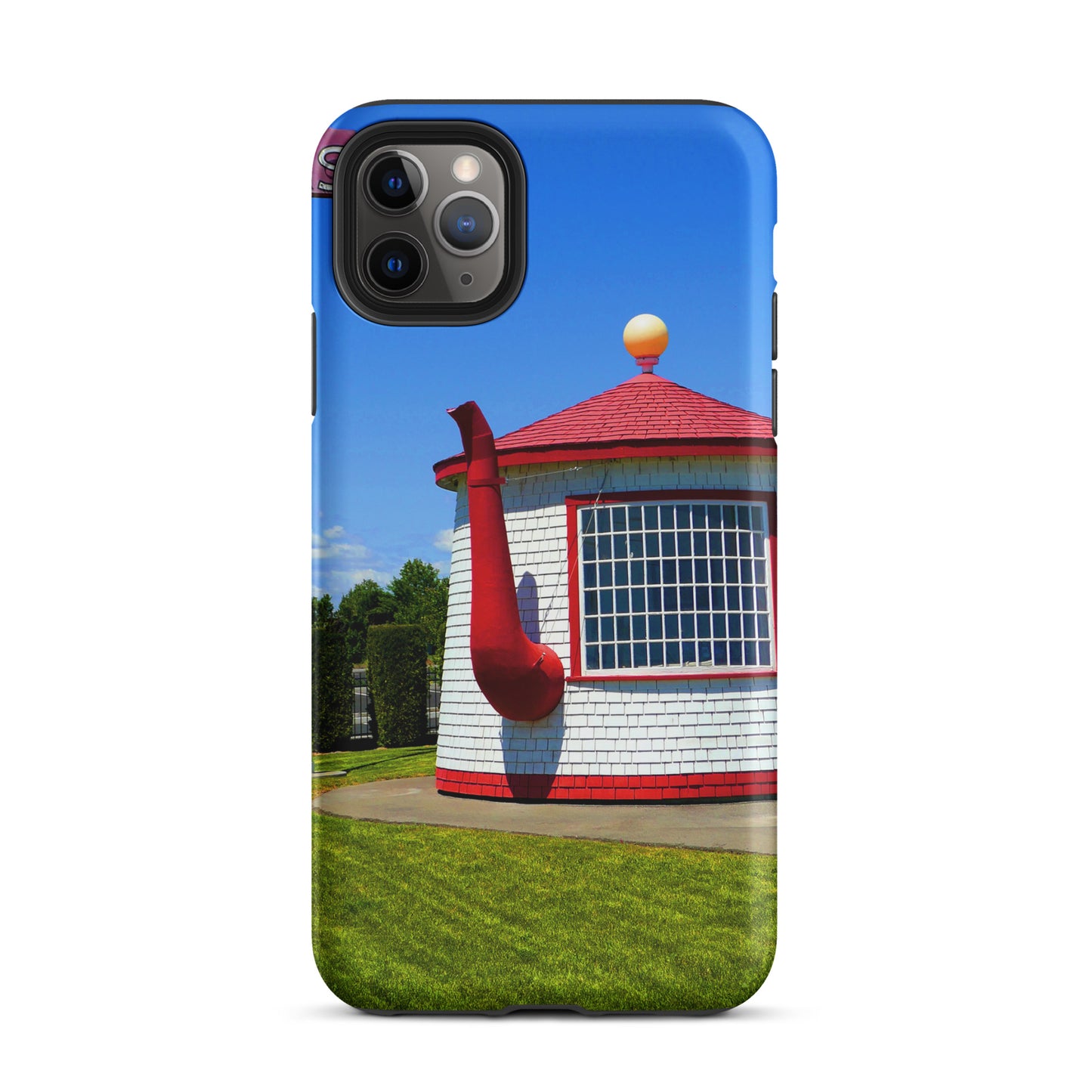 Historic Teapot Dome Service Station - Tough Case for iPhone ( 15 Pro Max – 11 ) - Fry1Productions