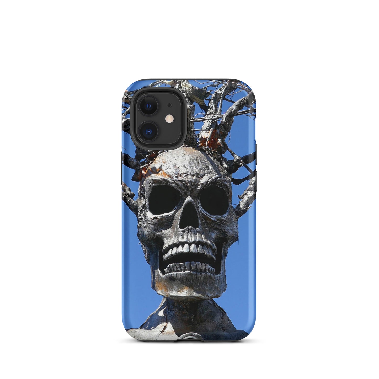 Skull Warrior Stare - Tough Case for iPhone ( 15 Pro Max – 11 ) - Fry1Productions