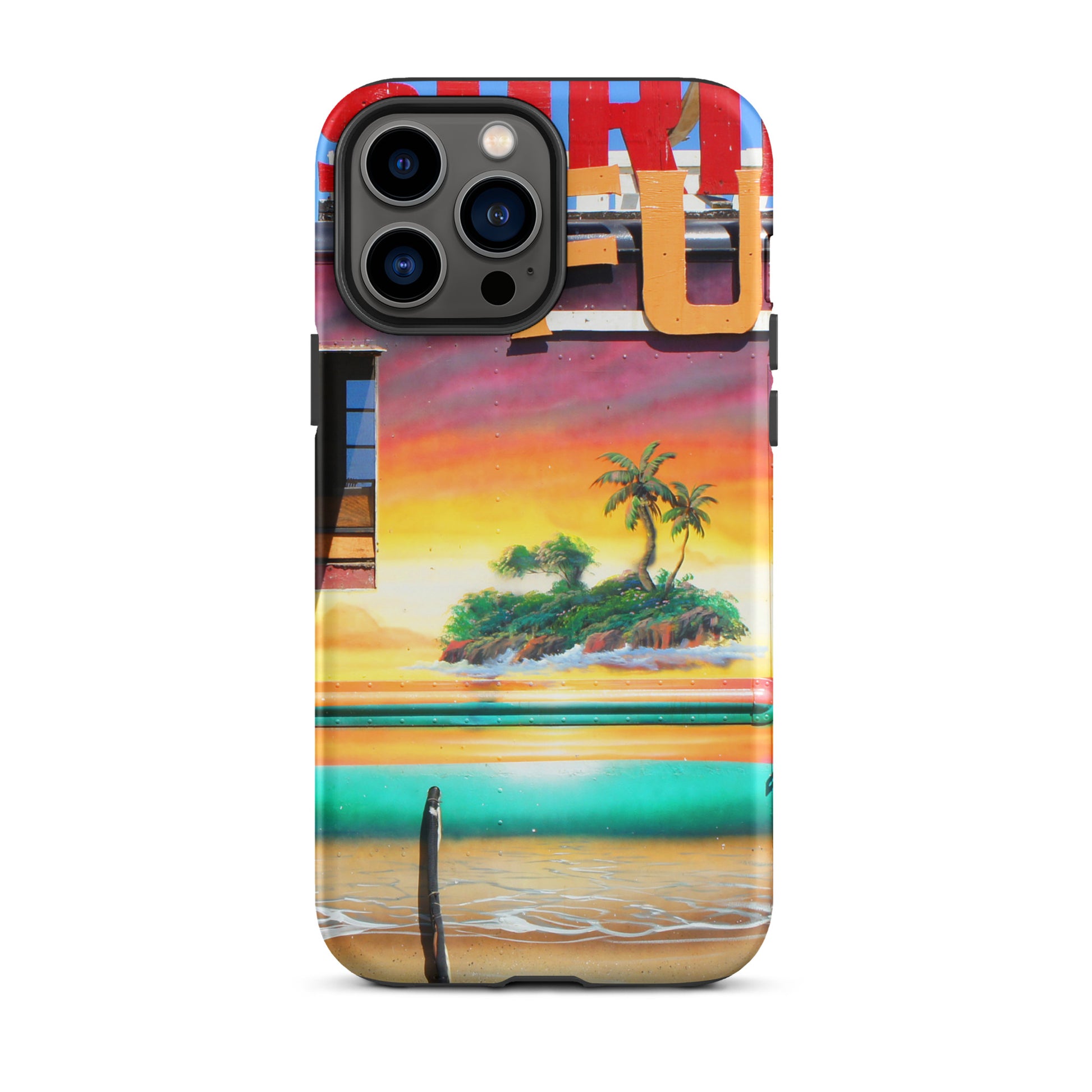 Island Love - Tough Case for iPhone ( 15 Pro Max – 11 ) - Fry1Productions