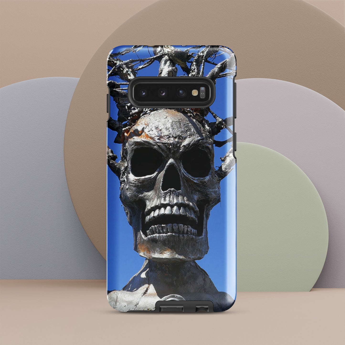 Skull Warrior Stare - Tough Case for Samsung ( Galaxy S24 Ultra - Galaxy S10 ) - Fry1Productions
