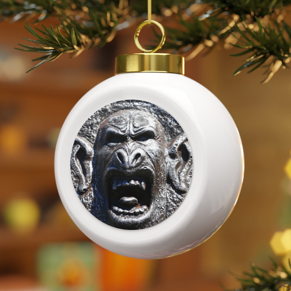 Frenzy Scream - Christmas Ball Ornament - Fry1Productions