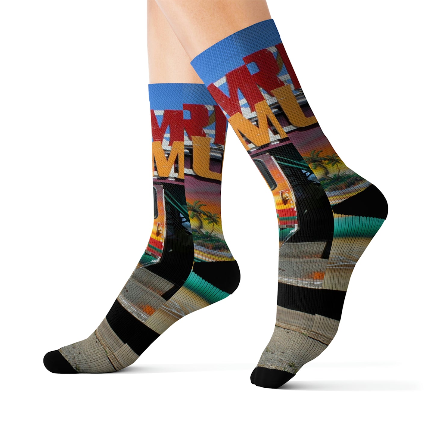 Island Love - All-Over Print Socks - Fry1Productions