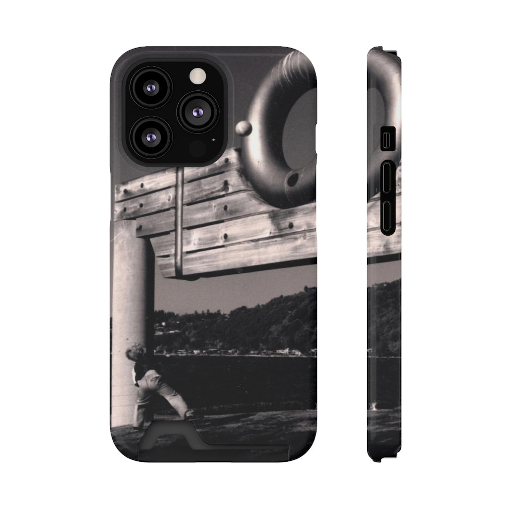 "Great Throw" - Galaxy S22 S21 & iPhone 13 Case With Card Holder - Fry1Productions