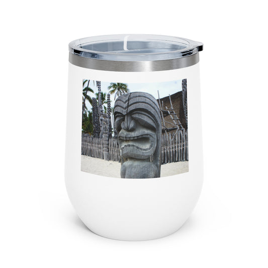 Fierce Guardian - 12 oz Insulated Wine Tumbler - Fry1Productions