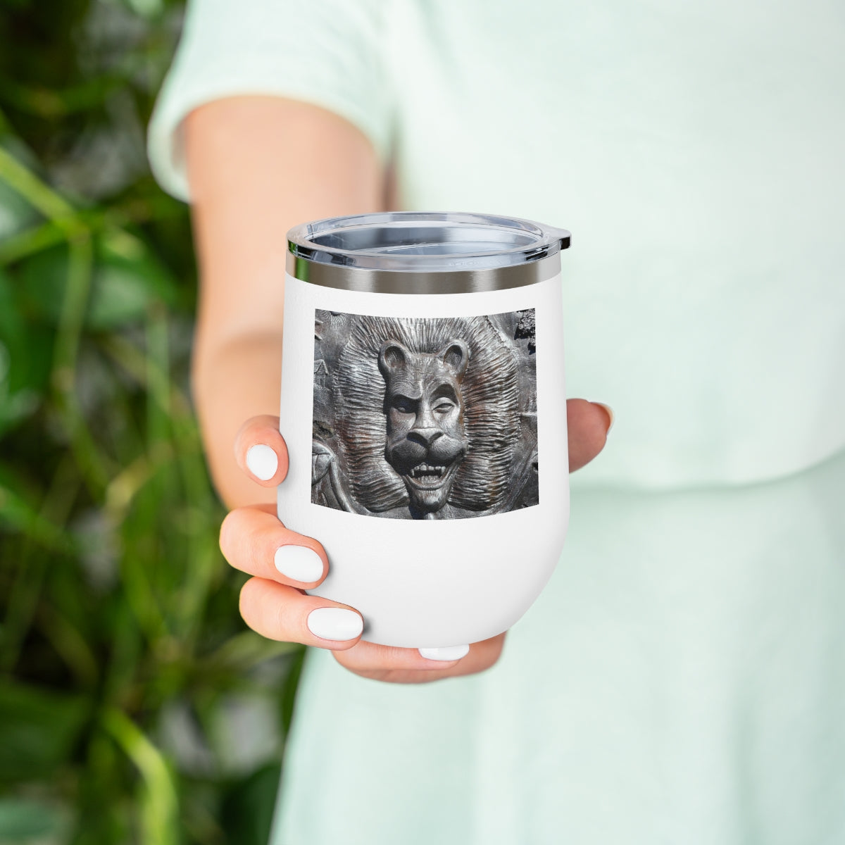 Lion's Friends Forever - 12 oz Insulated Wine Tumbler - Fry1Productions