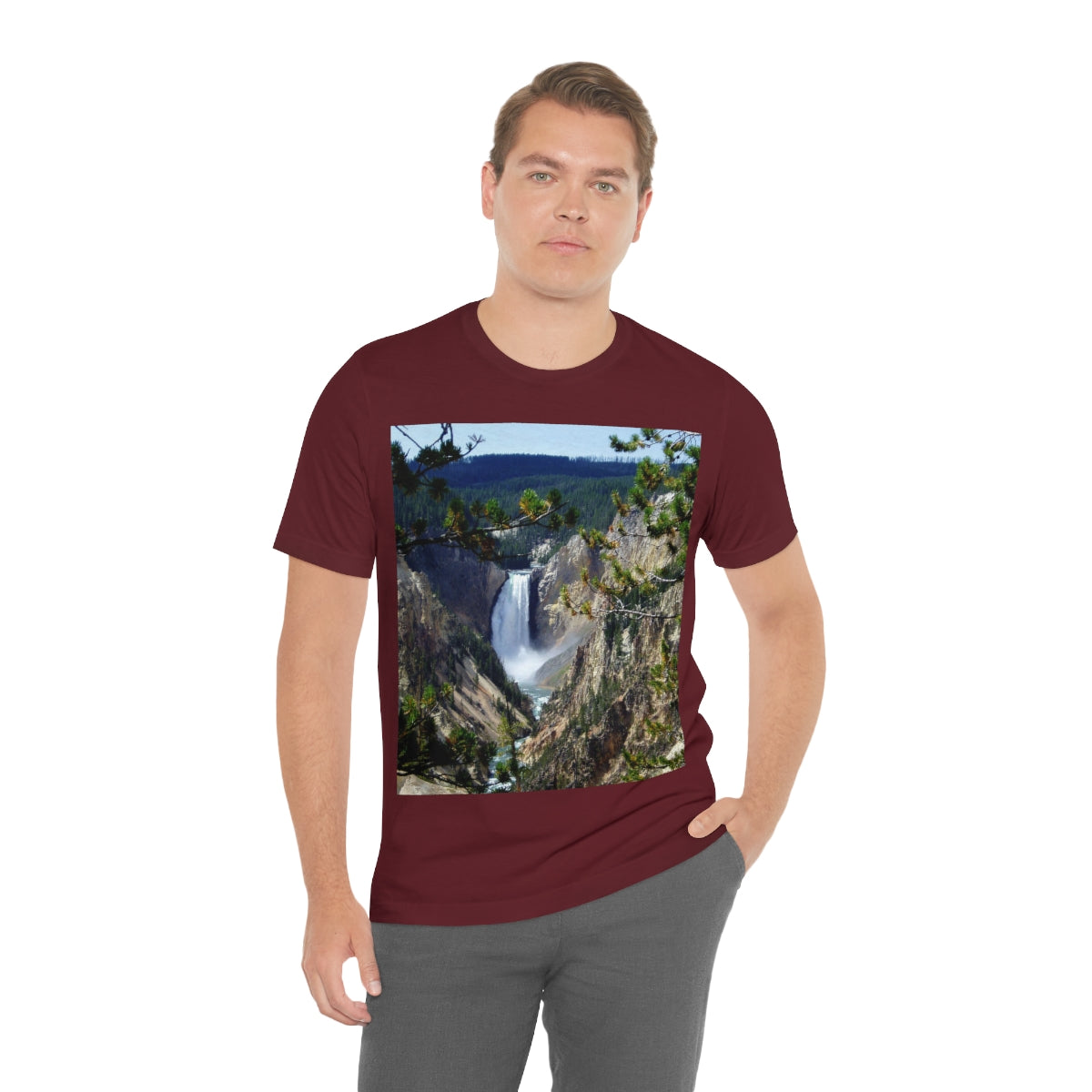 Yellowstone's Splendor - Unisex Jersey Short Sleeve T-Shirt - Fry1Productions