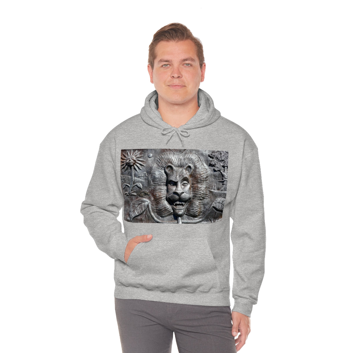 Lion's Friends Forever - Unisex Heavy Blend Hooded Sweatshirt - Fry1Productions