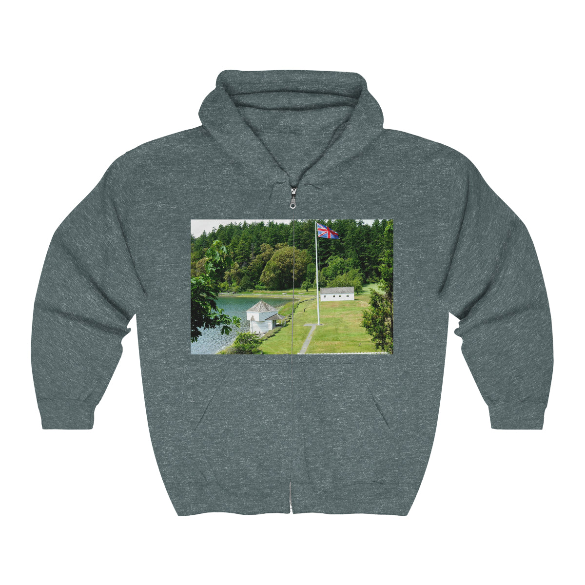 Magnificent Grandiose Views - Unisex Heavy Blend Full Zip Hooded Sweatshirt - Fry1Productions