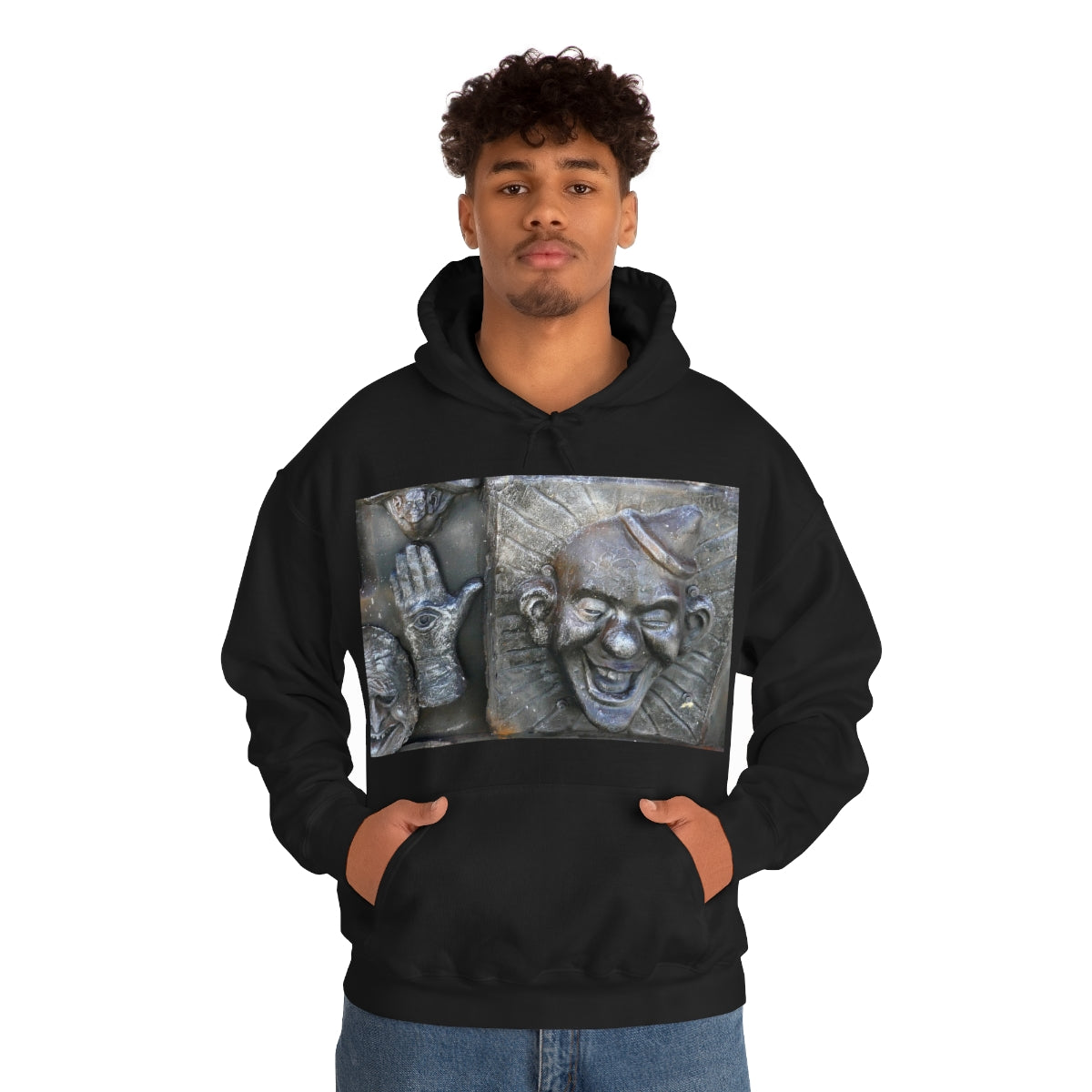 Cosmic Laughter - Unisex Heavy Blend Hooded Sweatshirt - Fry1Productions