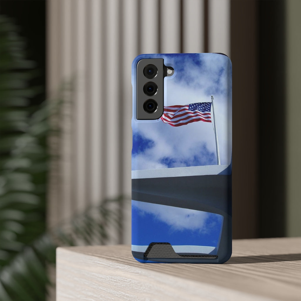 "In Solemn Remembrance" - Galaxy S22 S21 & iPhone 13 Case With Card Holder - Fry1Productions